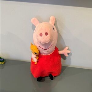 TY Peppa Pig Plush Toy with Teddy